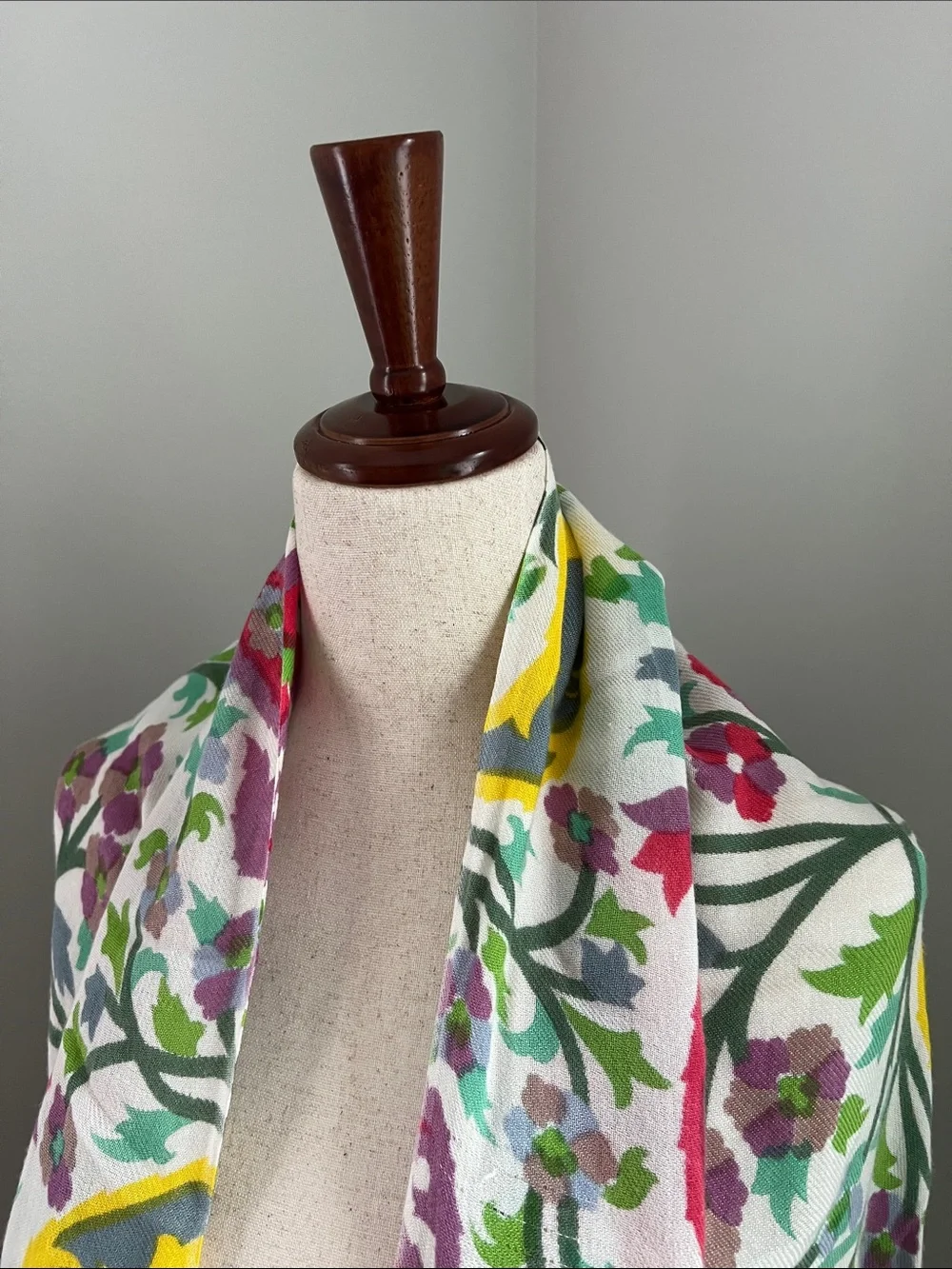 Floral Multi-Color Lightweight Women’s Scarf Size: 28.5” W x  79” L